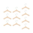 thumbnail image 2 of 10 Pieces Pet Hangers Wood Pet Hanger Multipurpose Portable Dog Clothes Hangers Pet Costume Hangers for Pet Jewelry Children 14cm, 2 of 10