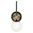 thumbnail image 5 of 55170BKCPZ Kichler Lighting Benno - 5W 1 LED Wall Sconce In Industrial Style-13.75 Inches Tall and 5.25 Inches Wide-Black/Champagne Bronze Finish, 5 of 6