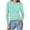 Style1-Light Blue, variant on Shirts for Women Long Sleeve Stretch Crewneck Ribbed Slim Fitted Basic Tee Shirts Tight Top Trendy 2025 Casual T-Shirt Going Out Workout Outfits Fashion Clothes M