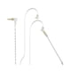 thumbnail image 1 of wonima02 Cubilux 3.5mm 2-Pin 0.78mm Headphone Cable with Microphone, Silver Plated OFC Wires Replacement 1/8 2 Pins 0.78 Earphone Cable with Detachable Boom MIC, 4 Feet, 1 of 1