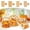 A+B+C+D, variant on 24 Pcs Fall Pumpkin Maple Tableware Party Supplies Set,Disposable Autumn Harvest 7in Paper Plates,Halloween Thanksgiving Day Dinnerware for Friendsgiving Gatherings Decorations