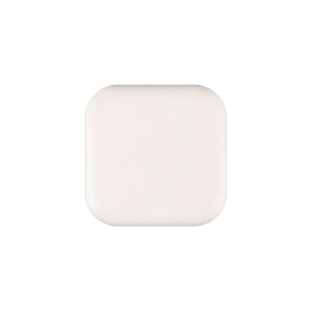 Tope cuadrado para manija de puerta, silicona, Color sólido, 9mm, reemplazo sin perforaciones, Protector de pared, parachoques para mesita de Almacenamiento y organización del hogar Blanco Cateissary HA066508-04