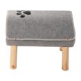 thumbnail image 2 of Cama túnel para gatos patas de madera elevadas túnel para gatos almohadilla de felpa de fieltro suave dentro de la cama túnel para mascotas para interior, 2 of 5