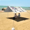 thumbnail image 7 of Portable Beach Tent Sun Shelter With Ground Pegs Water And Wind Resistant Sun Shade Canopy Angle Adjustable Horse, 7 of 7