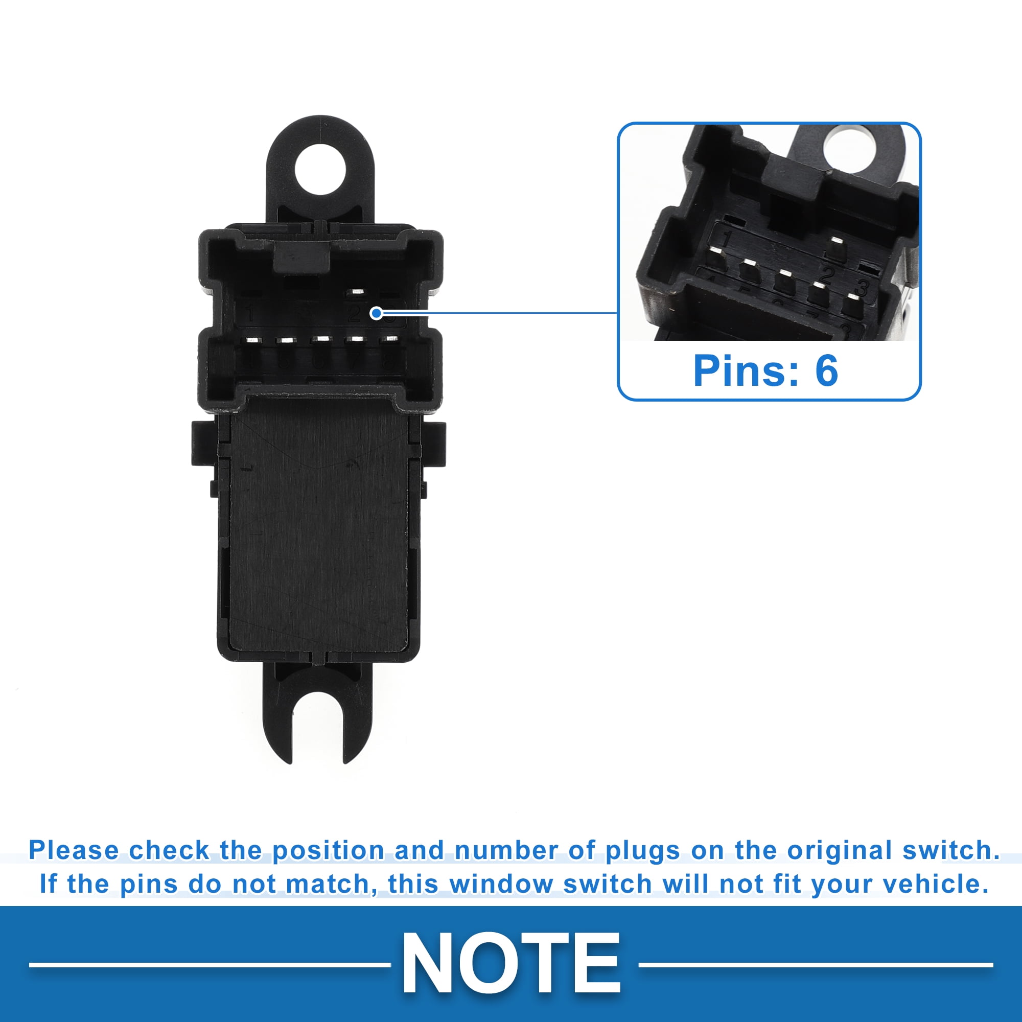 Unique Bargains Power Window Switch Rear Passenger for Nissan Altima Pathfinder