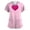 Hot PinkB_07126RR, variant on Hearthz S-5XL Valentine Scrubs for Women Love Heart Graphic Scrubs Tops for Women V Neck Short Sleeve Nurse Working Uniforms with Pocket