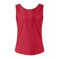 thumbnail image 6 of XIAONU Blouses For Womens Deep V Back Slim Fit Elastic Vest Trendy Ladies Solid Color Backless Beach Vacation Top, 6 of 6