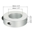 thumbnail image 2 of Unique Bargains Shaft Collar 1.77 Inch Bore Double Split Aluminum Clamping Collar Shaft Collars with Set Screw Silver Tone, 2 of 4