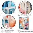 thumbnail image 3 of Designart "Fortresses In Minimalist Style II" Fortresses Floater Framed Wall Decor, 3 of 5