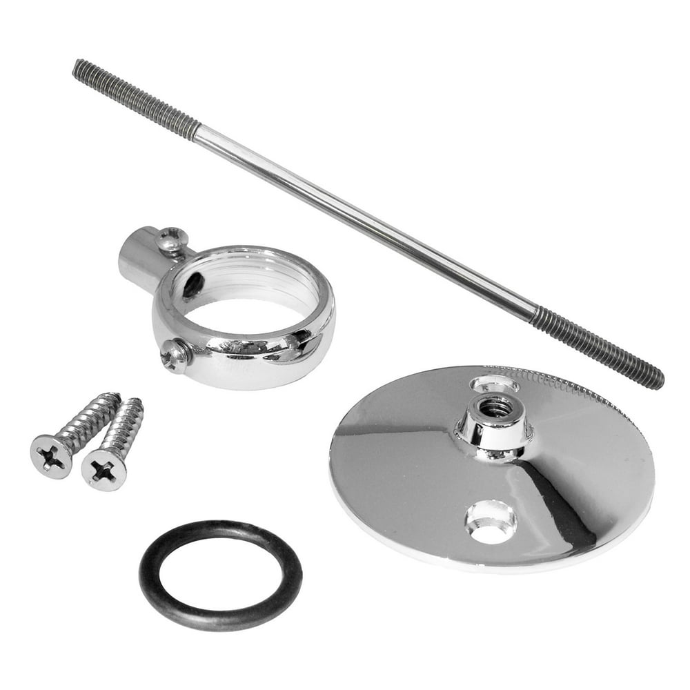 035093 Shower Rod Ceiling Support with Bracket, 24Inch, Chrome plated finish By LASCO