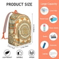 thumbnail image 5 of Latest Style Boho Mandala Floral Backpack with Computer Pocket, Big College Bookbag, Lightweight School Essential for Work Travel, Wonderful Gift, 5 of 5