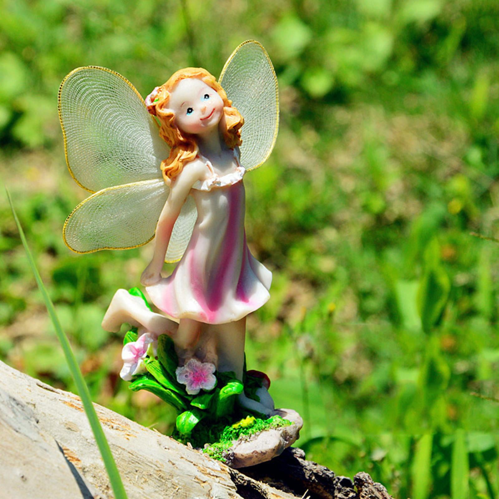 Figurines Fées Et Elfes - Lot De 4 Pièces Pour Décoration Jardin Ou Intérieur - Style Féerique - 2