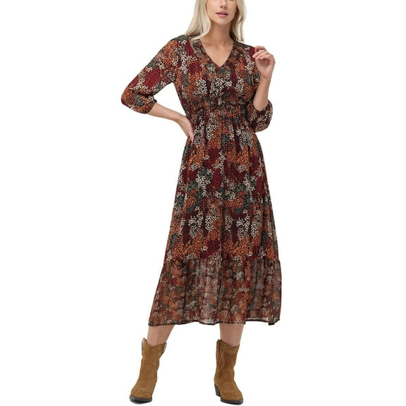 Frye Women's Long Sleeve Maxi Dress