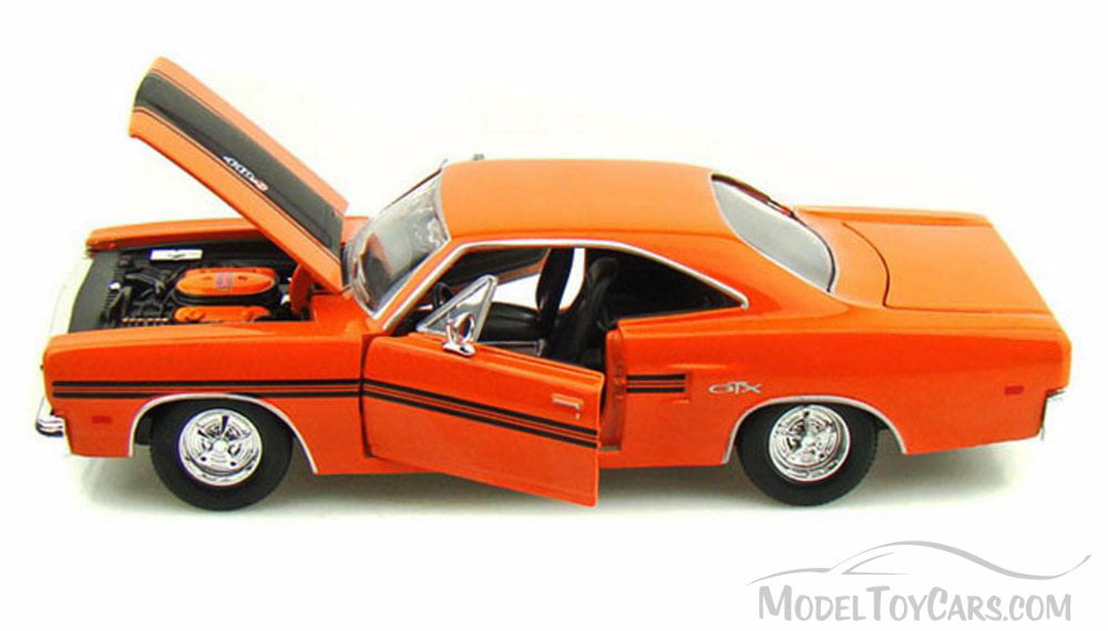 1970 Plymouth Gtx-Amarillo músculo modelo Diecast Maisto Escala 1:24 de Coche de Juguete nuevo 