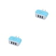 thumbnail image 3 of Seitruly USB Universal de 3 puertos para teléfono móvil, de enchufe europeo/estadounidense, adaptador de de pared de viaje, Azul 2piezas, 3 of 6