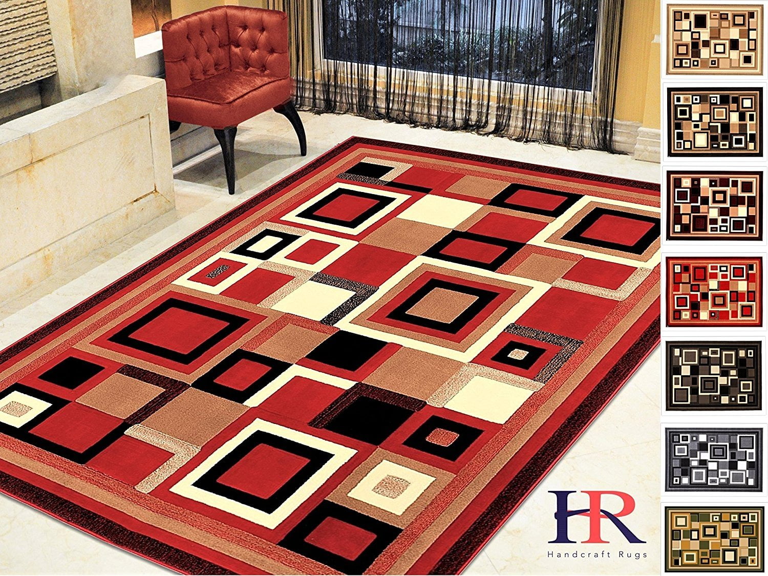 Handcraft RugsModern Contemporary Living Room RugsAbstract Carpet