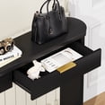 thumbnail image 5 of Aukfa 70.1" Modern Wooden Console Table with Drawers & Shelves, Slim Sofa Side Table for Entryway & Hallway,Green, 5 of 8
