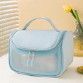 thumbnail image 4 of Bolsa curva esmerilada, bolsa de lavado con gancho portátil de gran capacidad, bolsa de almacenamiento multifuncional de PU, bolsa de almacenamiento simple para el cuidado de la piel, 4 of 6