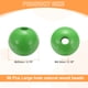 thumbnail image 2 of Uxcell 50 piezas de cuentas de madera verde profundo de 20 mm, cuentas redondas sueltas con agujero grande de 4.5 mm para joyería, collares y pulseras., 2 of 7