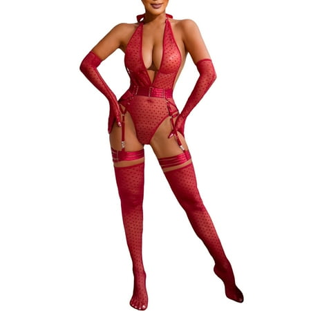RUTAYY Women Underwear Lingerie Lace Nightclub Hollow Out Slim Fit Backless Slim Strap Bodysuit Lingerie Home Intimates Comfort