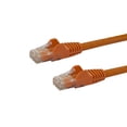 thumbnail image 4 of StarTech 7ft CAT6 Ethernet Cable - Orange CAT 6 Gigabit Ethernet Wire - 250Mhz 100W PoE RJ45 UTP Network Patch Cord Snagless with Strain Relief (N6PATCH7OR), 4 of 13