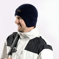 thumbnail image 6 of TELOLY Men's Winter Hat Lined Warm Knit Cap Unisex Cold Weather Ear for Outdoor Activities, 6 of 7
