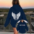 thumbnail image 2 of Girls Kids Graphic Zip Hoodie Sweatshirt for Casual Wear Comfort Knit Apparel for Girls Hoodie with Playful Print Size 4-5 Years, 2 of 8