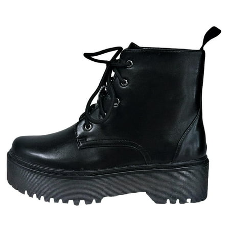 womens lug sole platform ankle boots