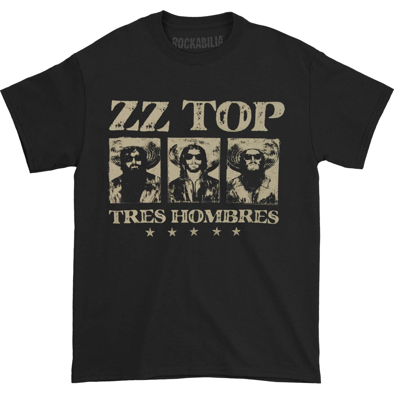 ZZ Top ZZ Top Men's Tres Hombres Tshirt Black
