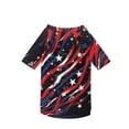 thumbnail image 5 of Dog Sweatshirts for Small Dogs, Stretchy Knit Material, Casual Pet Shirt, Memorial Day, Stars Stripes, 1 Pc, 5 of 5