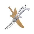 thumbnail image 1 of Heavy Duty Kitchen Scissors Stainless Steel Chicken Bone Shears with Leather Case Large Kitchen Shears Kitchen Accessories Tools for Cutting Chicken Meat Vegetable Bone, 1 of 10