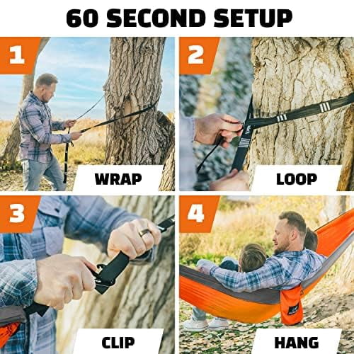 Camping Hammock For Adults & - Portable Hammocks Outside Hamacas Para Adultos Outdoor Single Double Two 2 Person Hamaca/hamacs/amacas Heavy Duty Tree Travel Hamock
