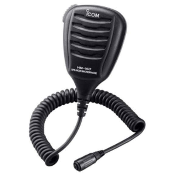 Icom HM167 Waterproof Speaker Mic for M72 Replacment F/HM125