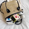 thumbnail image 1 of Bolsa de playa de paja de mensajero de hombro tejido de vacaciones de verano bohemio para mujer Sywqhk Para Estrenar, 1 of 9