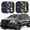 Space, variant on Naloa Spider Web Black 2 Piece Foldable Car Sun Shades, Car Windshield Sunshade, Front Window Sunshade for Car, Truck, SUV - Large