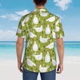 thumbnail image 3 of Lsque Lovely Chickens pattern Hawaiian Shirt for Men, Unisex Summer Beach Casual Short Sleeve Button Down Shirts-X-Large, 3 of 9