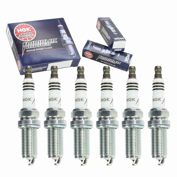 6 pc NGK Iridium IX Spark Plugs compatible with Infiniti G35 3.5L V6 2003-2007