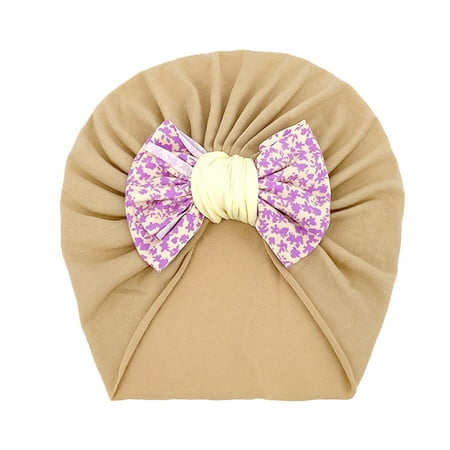

JDEFEG Winter Hat for Toddler Boy Toddler Kids Boys Girls Stretch Bowknot Floral Prints Breathable Hat Caps Headwear Baby Fancy Hat Polyester Hot Pink