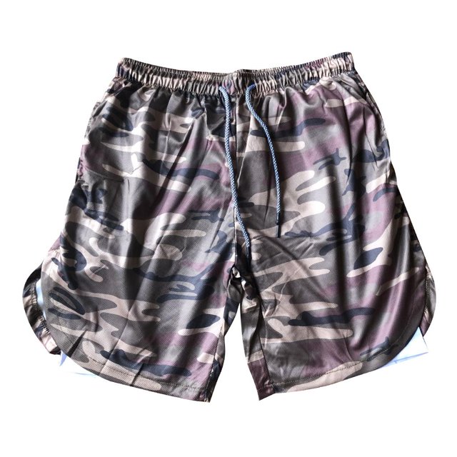 Pantalones cortos de entrenamiento Macarena para Hombre Multicolor Camo M