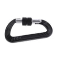 thumbnail image 2 of 2x Cuerda de yoga Mosquetones de bloqueo Clips de mosquetón para escalada en roca Resistente en apariencia de D, 2 of 8