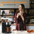 thumbnail image 3 of VAVSEA Coffee Grinder, Electric Coffee Makers with 18 Precise Grind Settings, 3-18 Cup, Coffee Bean Grinder for Espresso/Drip/Pour over/Cold Brew, Spice Grinder, 3 of 8