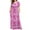 b_Hot Pink_1, variant on Xysaqa Women's Plus Size Short Sleeve Maxi Dresses, Loose Plain Print Casual Party Long Dress with Pockets XL-5XL