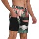 thumbnail image 2 of Fotbe Black Cat Pink Bathroom Traje de Baño para Hombre – Shorts de Natación de Secado Rápido con Forro y Bolsillos-Large, 2 of 6