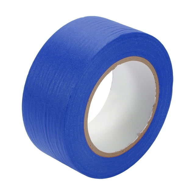 Cinta de pintor universal Unique Bargains - Cinta de enmascarar para pintura de automóviles DIY sin residuos - Papel crepé azul - 2 pulgadas x 54.7 yardas