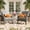 Dark Grey, variant on Ovios Patio Chairs Set of 2 All-Weather Wicker Patio Furniture Chairs Set Rattan High-Back Outdoor Armchairs with Cushions, Denim Blue