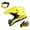 Z Bundle Storm Yellow, variant on 1Storm Motocross Adult Helmet Downhill Mountain Bike Helmet BMX MX ATV Dirt Bike Storm Style HF803; Matt Black + Goggles + Skeleton Black Glove Bundle