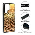 thumbnail image 2 of WIRESTER Shockproof Soft Rubber Cover Case for Samsung Galaxy S25 Ultra 6.8" 2025, Gold Glitter Sparkle With Black Yellow Glitter Leopard, 2 of 5
