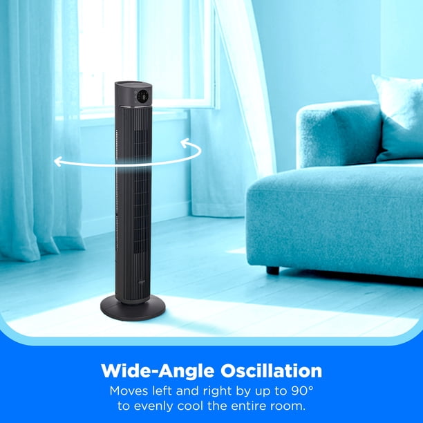 Midea 42-Inch Tower Fan Smart WiFi Enabled with 12 Speed Settings