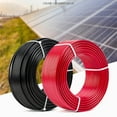 thumbnail image 4 of 1 Pair Black Red Solar Panel Extension Cable Wire PV Connector 12 AWG 5/10/20M, 4 of 6