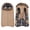 Khaki, variant on Padded Dog Winter Coat with High Collar and Soft Lining for Fall Walks